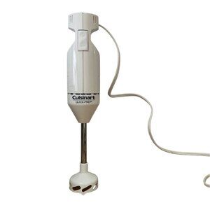 Cuisinart Quick-Prep Immersion Hand Blender Mixer 2 Speed White Corded Electric